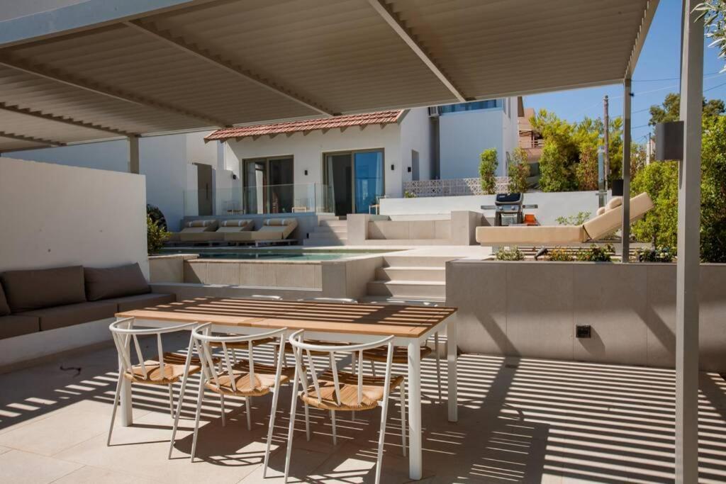 Chania Living Stories Villa With Piano ภายนอก รูปภาพ